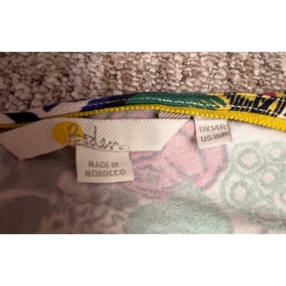 BODEN Floral Jersey Wrap Dress Size 14 - Picture 6 of 7